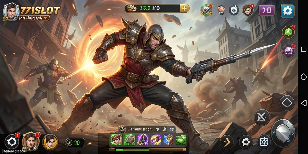 Tampilan seru dari gameplay 171SLOT yang penuh aksi.