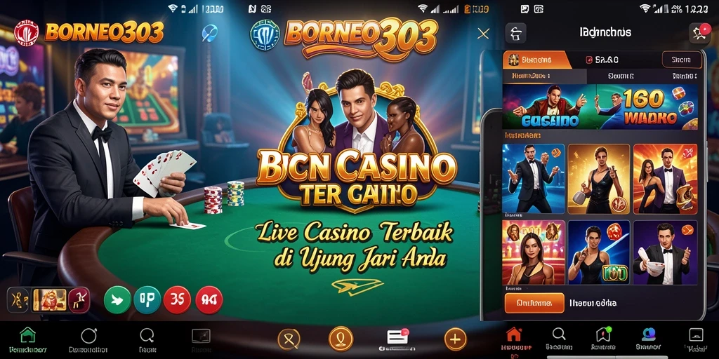 Tampilan gameplay BORNEO303 yang menarik dari Live Casino.