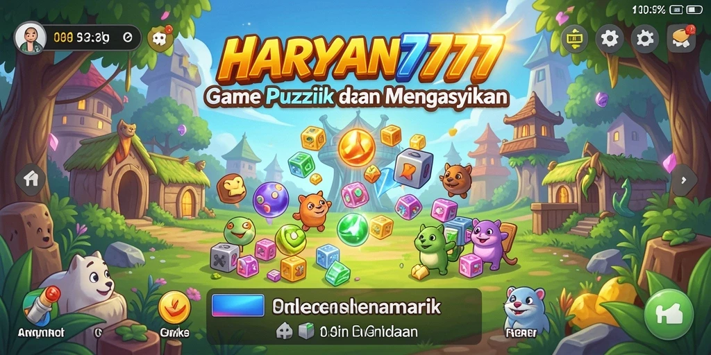 Tampilan gameplay <strong>HARAPAN777</strong> yang menarik dengan teka-teki menantang.