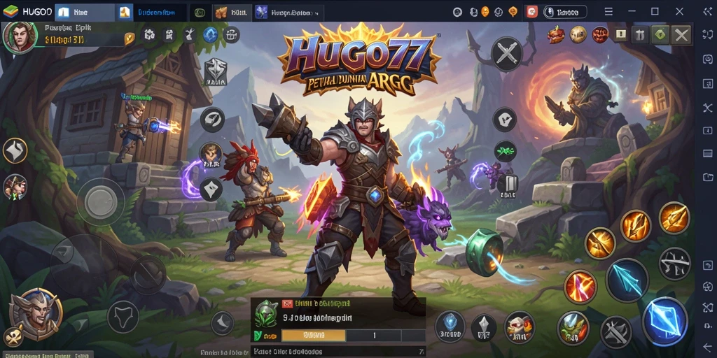Gameplay seru dari HUGO77 yang penuh aksi dan petualangan.