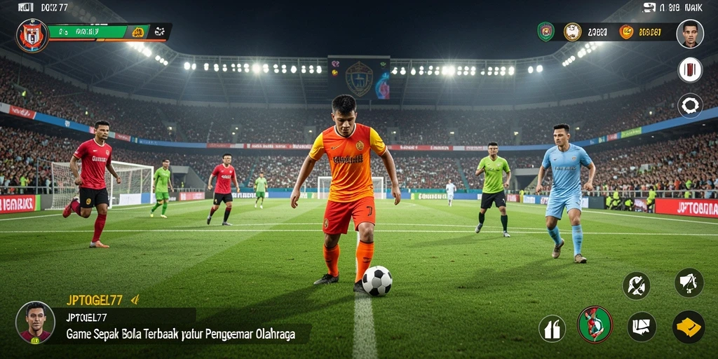 Gameplay seru di JPTOGEL77 dengan aksi sepak bola yang mendebarkan.