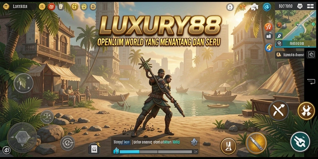 Tampilan gameplay LUXURY88 yang menakjubkan dan mendalam.