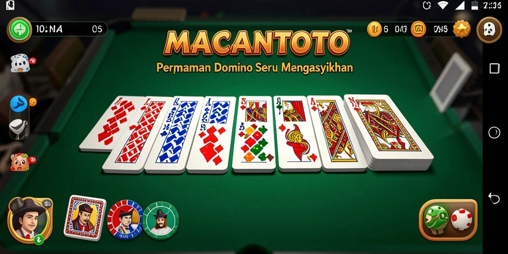 Gameplay seru dari MACANTOTO yang menampilkan strategi permainan Domino.