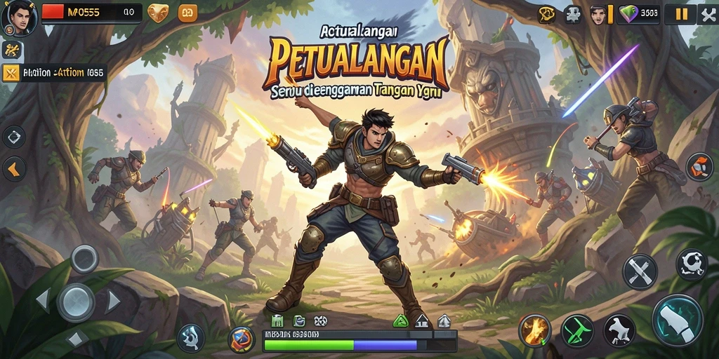 Tangkapan layar MPO555 menampilkan aksi mendebarkan dalam gameplay seru.
