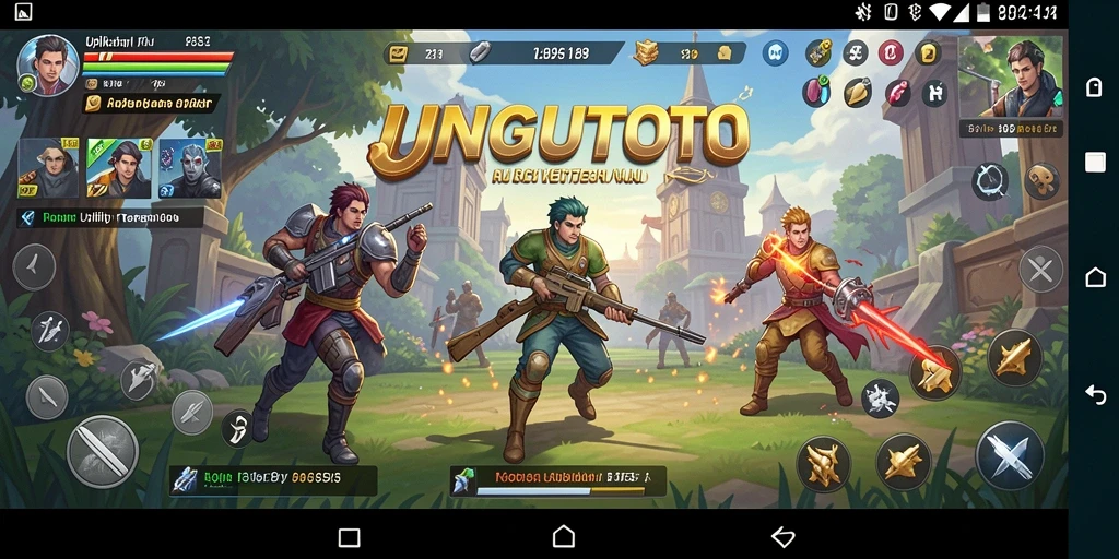 Tampilan antarmuka UNGUTOTO yang intuitif dan menarik.